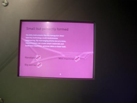 Interactive computer exhibit